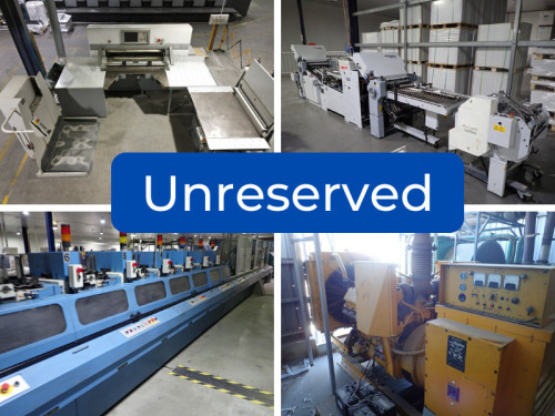 (44) Unreserved Printing, Bindery, Finishing and Plant Services