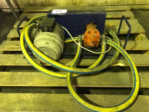 Pump powered by CMG Electric motor 240v