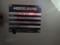 Heidelberg A2 Folding Machine, Type R152.1 - 28