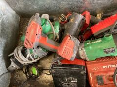 **UNRESERVED** Quantity of assorted out of service power tools - PARTS ONLY - 2