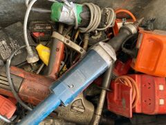 **UNRESERVED** Quantity of assorted out of service power tools - PARTS ONLY - 4