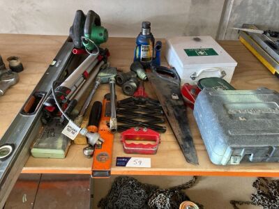 **UNRESERVED** Quantity of assorted hand tools