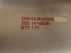 **UNRESERVED** Quantity of 3 x Convex Mirrors - 2