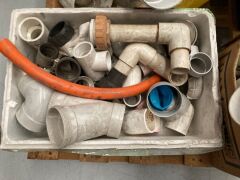 **UNRESERVED** 1 x Pallet of assorted pvc pipe fittings and assorted kitchen items - 4