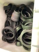 Quantity of 10 x IBC Crates of assorted poly pipe and fittings - 11