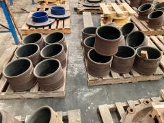 Quantity of 17 x pallets of rubber lined pipe sections and elbows - 4