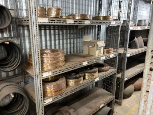 Quantity of assorted flanges