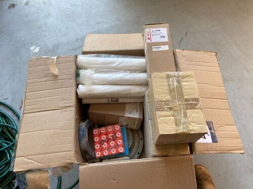 Box of assorted spare parts