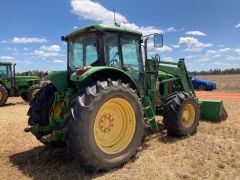Unreserved-2004 John Deere JD6620 Tractor with bucket attachment - 3