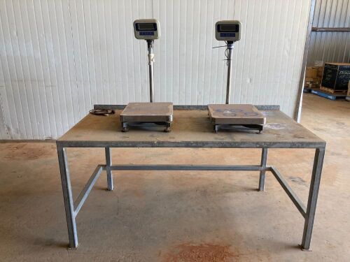 Unreserved-Quantity of 2 x Excell weighing scales