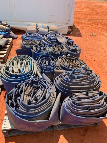 Unreserved-Quantity of 3 x pallets of Lay flat Hose