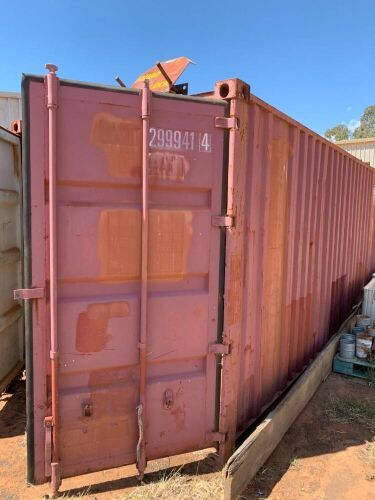 Unreserved-20 Foot Shipping Container with Contents