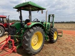 Unreserved-2009 John Deere JD6230 Tractor with Fork Attachment - 3