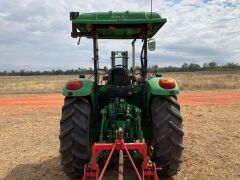 Unreserved-2009 John Deere JD6230 Tractor with Fork Attachment - 4
