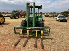 Unreserved-2009 John Deere JD6230 Tractor with Fork Attachment - 13