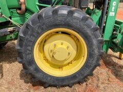 Unreserved-2009 John Deere JD6230 Tractor with Fork Attachment - 14