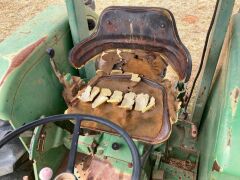Unreserved-John Deere JD1750 Tractor with forklift attachment - 9