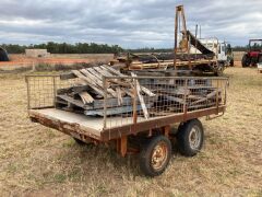 Unreserved-Tandem Axle Flat Top Trailer - 6
