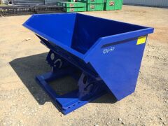 Unreserved Unused 2019 1.5 Cubic Yard Forkliftable Dumping Hopper - 2