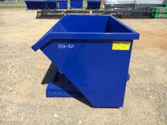 Unreserved Unused 2019 1.5 Cubic Yard Forkliftable Dumping Hopper - 3