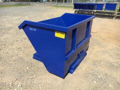 Unreserved Unused 2019 1.5 Cubic Yard Forkliftable Dumping Hopper - 4