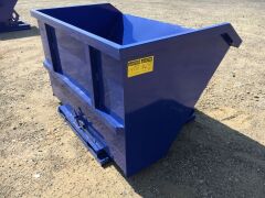 Unreserved Unused 2019 1.5 Cubic Yard Forkliftable Dumping Hopper - 6