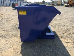 Unreserved Unused 2019 1.5 Cubic Yard Forkliftable Dumping Hopper - 7