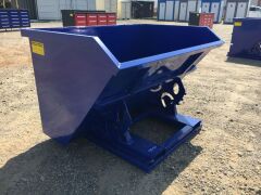 Unreserved Unused 2019 1.5 Cubic Yard Forkliftable Dumping Hopper - 8