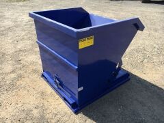 Unreserved Unused 2019 1 Cubic Yard Forkliftable Dumping Hopper - 6