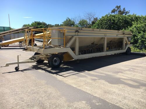 *RESERVE MET* Tain Mobile Loading/Weighing Hopper and Tain Mobile Stacker