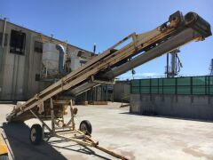 *RESERVE MET* Tain Mobile Loading/Weighing Hopper and Tain Mobile Stacker - 18