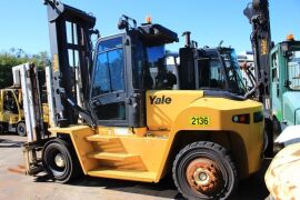 2013 Yale GDP120DC 4-Wheel Counterbalance Forklift. Location: WA - 4