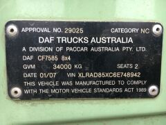 2007 DAF 8x4 Concrete Pump Truck - 11