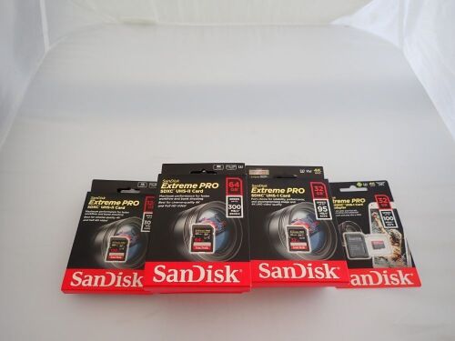Quantity of 15 x SanDisk Extreme Pro Memory Cards
