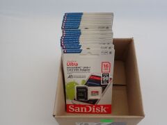 Quantity of 19 x SanDisk Ultra microSDHC cards - 8