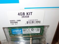 Quantity of assorted 512mb, 1gb and 2gb Laptop Ram - 4