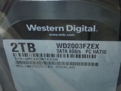 Quantity of 10 x Western Digital 2tb HDDS - 4