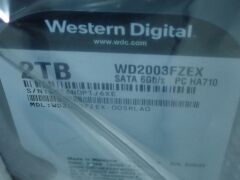 Quantity of 10 x Western Digital 2tb HDDS - 7