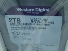 Quantity of 10 x Western Digital 2tb HDDS - 8