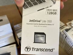 Quantity of approximately 90 x assorted Transcend JetDrives, JetMemory and JetDrive Lite - 4